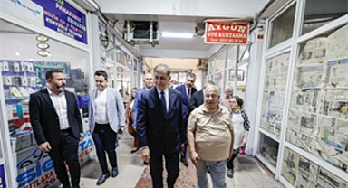 Başkan Tugay 6. Sanayi Sitesi esnafıyla buluştu