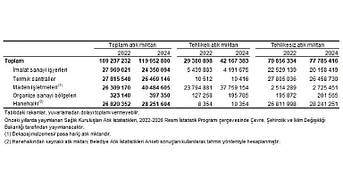 Atık İstatistikleri, 2024