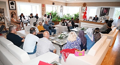 Kuzdere halkından Başkan Topaloğlu’na teşekkür ziyareti