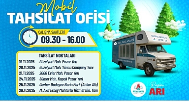Mobil Tahsilat Ofisi, Farklı Noktalarda Hizmet Verecek
