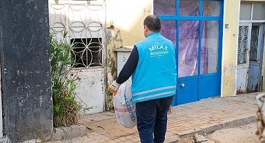 Milas Belediyesi Soğuk Kış Günlerinde Vatandaşların Yanında