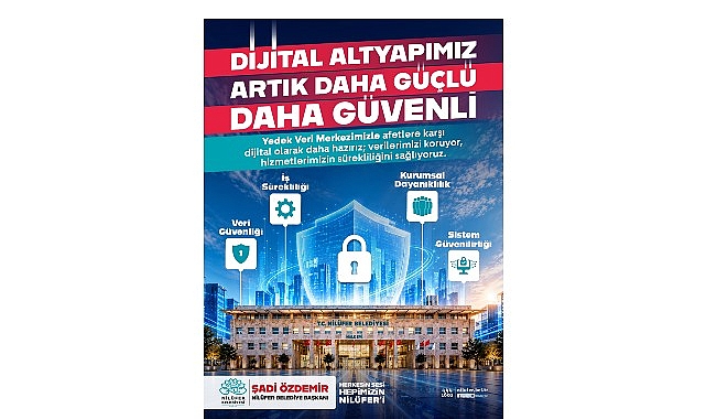 Nilüfer Belediyesi dijital altyapısını güvenceye aldı